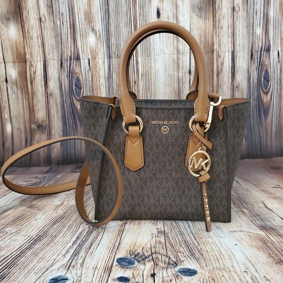 Michael Kors Kris Small Logo Satchel